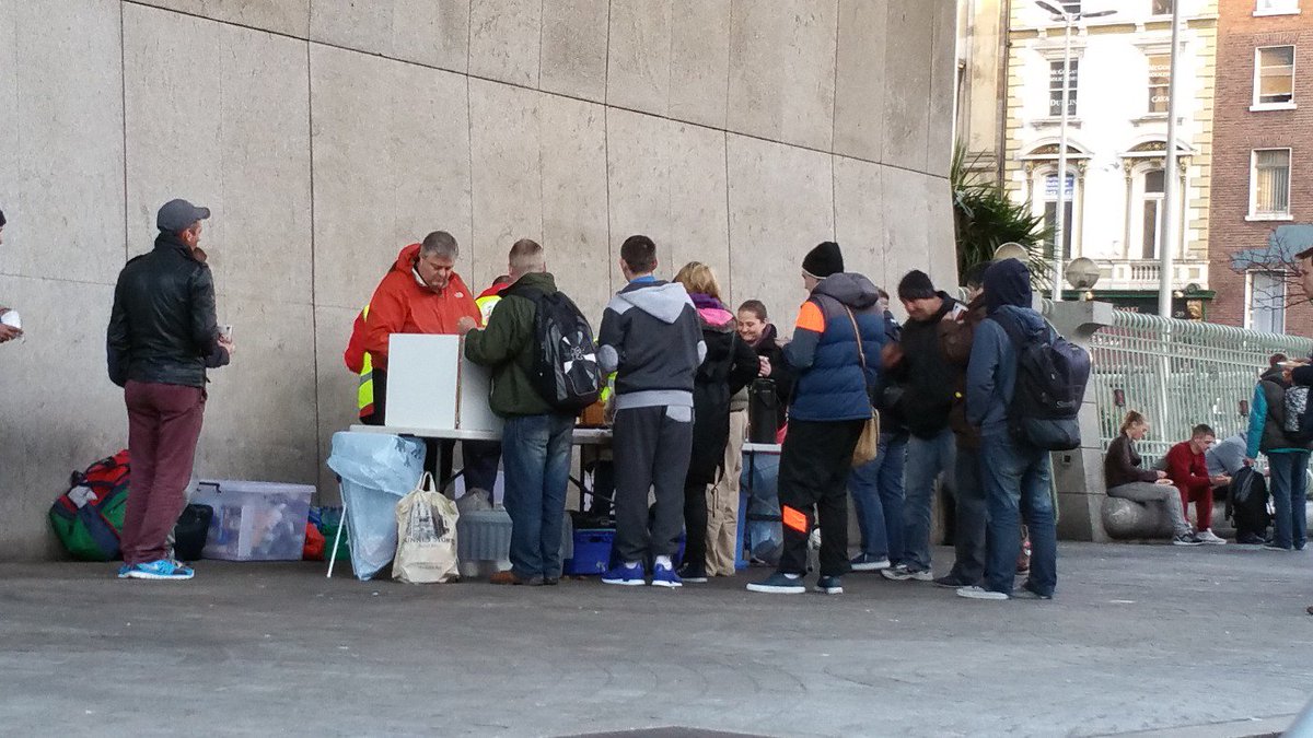 NCO_2015's tweet photo. Another crazy busy night, so many fed though, even children. never easy :-( #homeless @SoulWhispers_IE @mygofundme https://t.co/sHZHnFYmsO