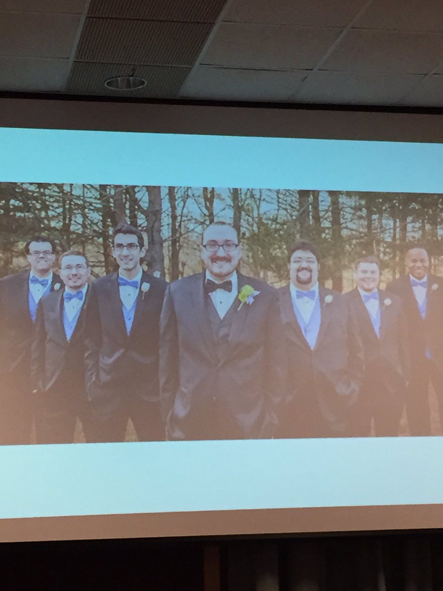 slighdiggity's tweet photo. @chrispraedel showing his version of the stampeding Broncos @wmuwsa #WSALegacyBanquet #WhyWSA https://t.co/Mt6DcI22t2
