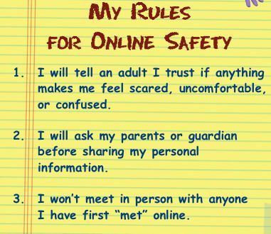 NewsAtPrimrose's tweet photo. Rules and tips about internet safty!
#internetsaftey https://t.co/dPS0YQOXww