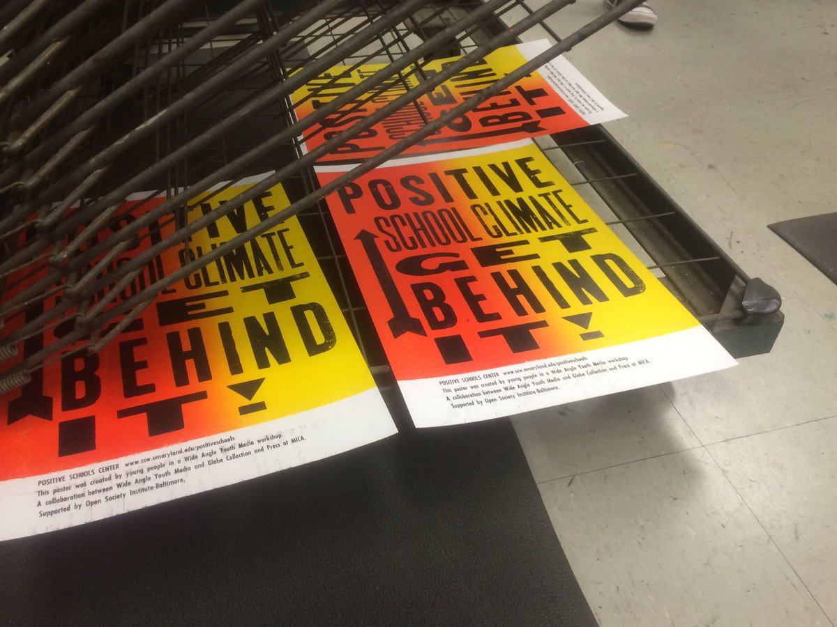 WAYMDesignTeam's tweet image. Positive school climate, get behind it! @wideangleym @GLOBEatMICA