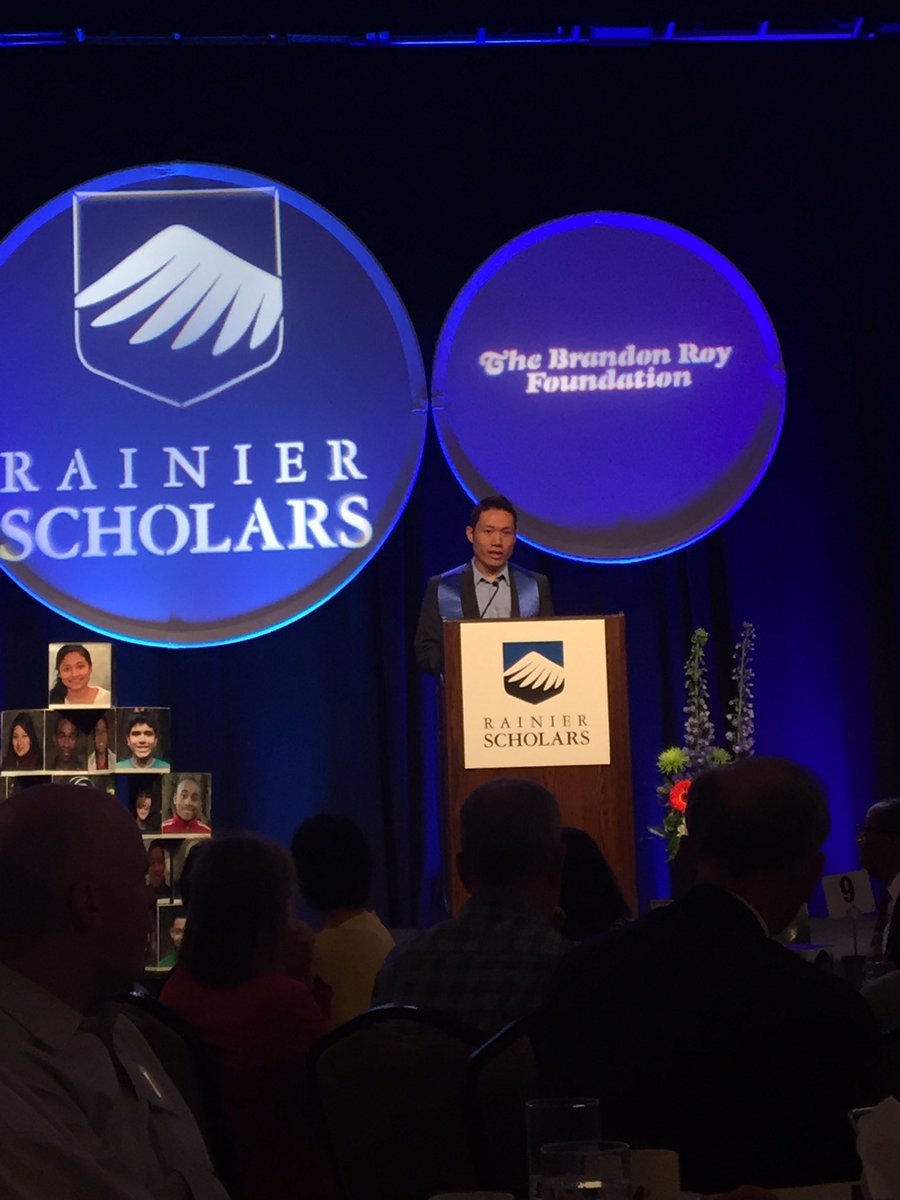 XueyingC's tweet photo. Thank you @winsonlaw and other @RainierScholars today for your #inspiring speeches #BeTheDream #hope https://t.co/JJaJdTzu1U