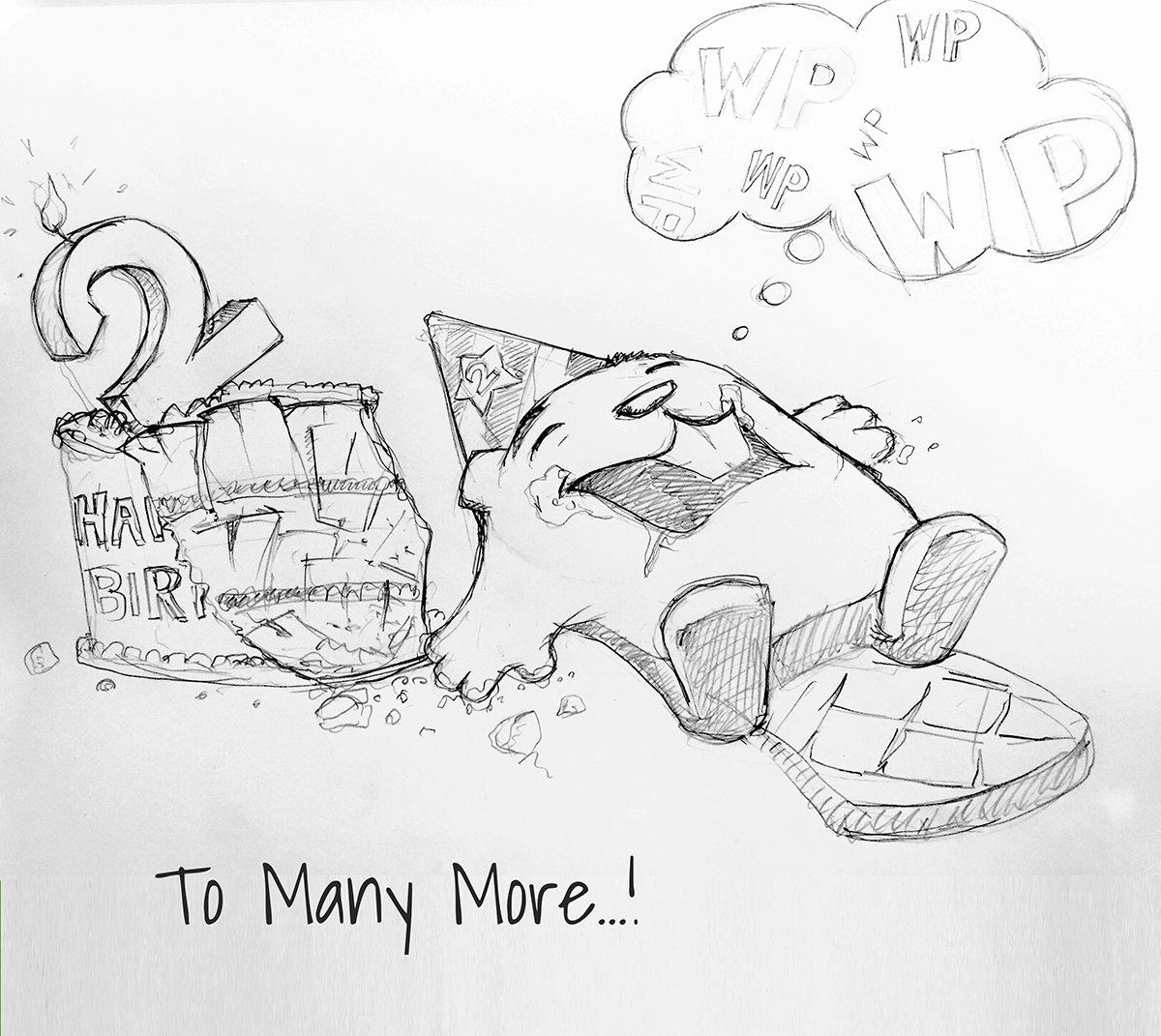 BeaverBuilder's tweet photo. Got a great birthday sketch from https://t.co/gYKvhqmCXX. Thanks much! <3 https://t.co/ukRJ9dKWQ9