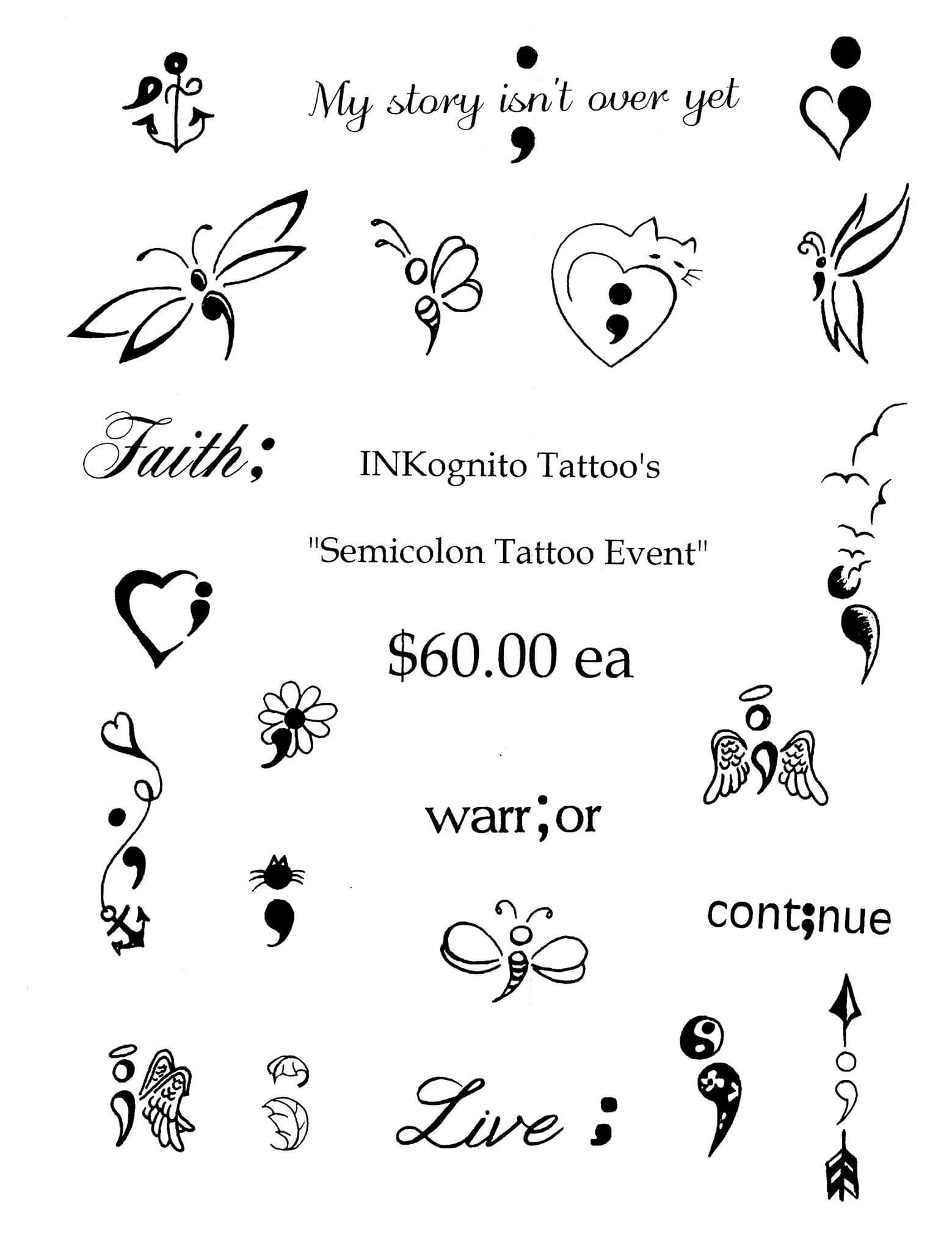 Dragon Bull - A semicolon tattoo is a tattoo of the... | Facebook