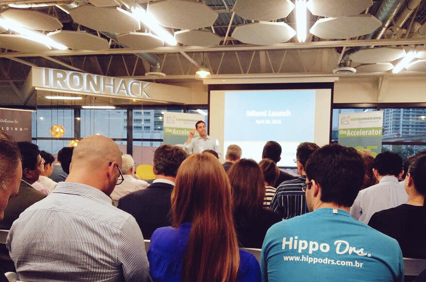 VFAMiami's tweet photo. Kicking off the @sbcHealth launch party with @matthaggman of the @knightfdn #MiaHealthTech https://t.co/UyyoSZ6frV