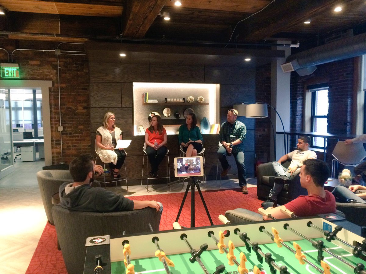 RefreshBmore's tweet photo. Kicking off the first #refreshbmore of 2016 with insights from @VerveVision @Steelcase on #community + #coworking https://t.co/IXWF3UI2ZF