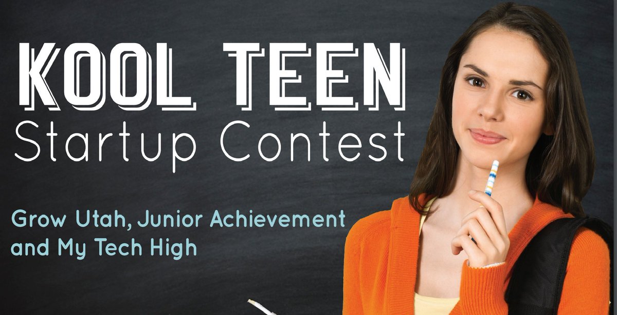 TeachUtahCTE's tweet photo. KoolKids / KoolTeens Startup Contest - submissions due April 24! https://t.co/QQ1kRciTVc #entrepreneurship #uted https://t.co/8HaJf54FGe