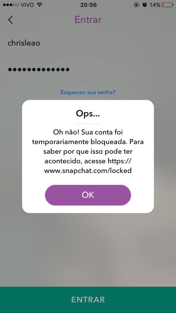 Snapchat locked casper