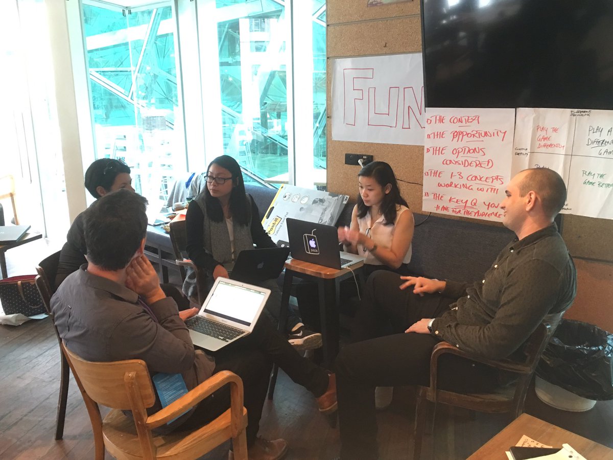TheHolosGroup's tweet photo. Prototyping huddle at #GMDTA innovation lab at #FOW2016 https://t.co/5HXYF1Ab3a