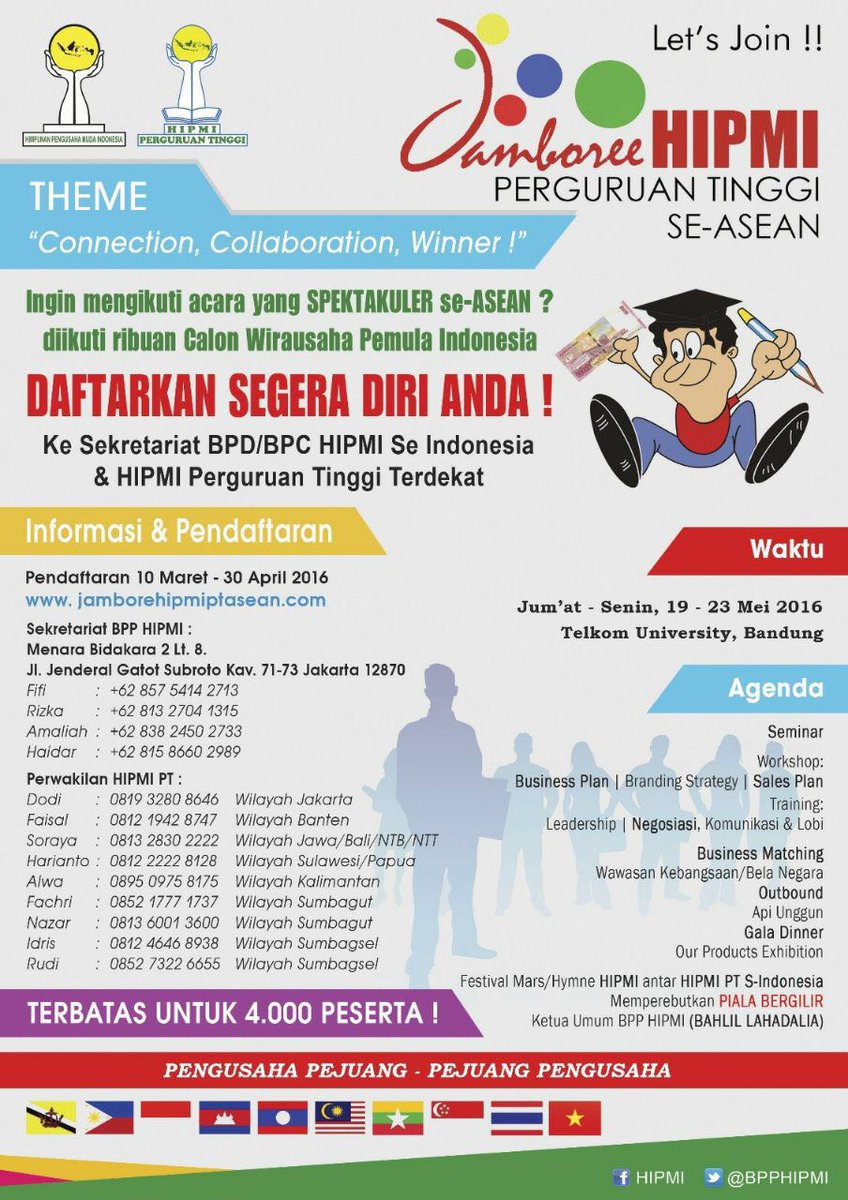 yg pingin terjun ke negara2 Asean silahkan daftrkan diri anda😁