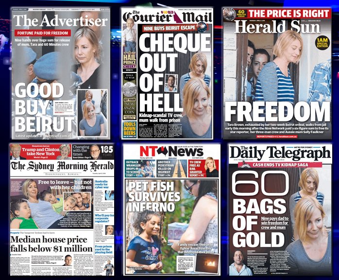 ABCmediawatch's tweet photo. Spot the odd one out #mediawatch https://t.co/ygGcDHF4Cc