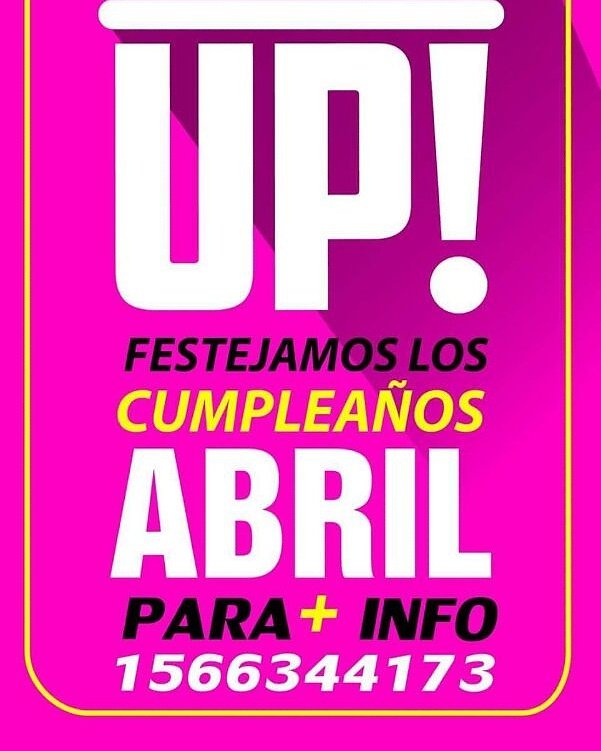 UPDance16's tweet photo. Este sábado hay #Promocumples !!
Vos y todos tus amigos #free con #champagne de regalo! #ActitudUP https://t.co/BKBaNWOVnz