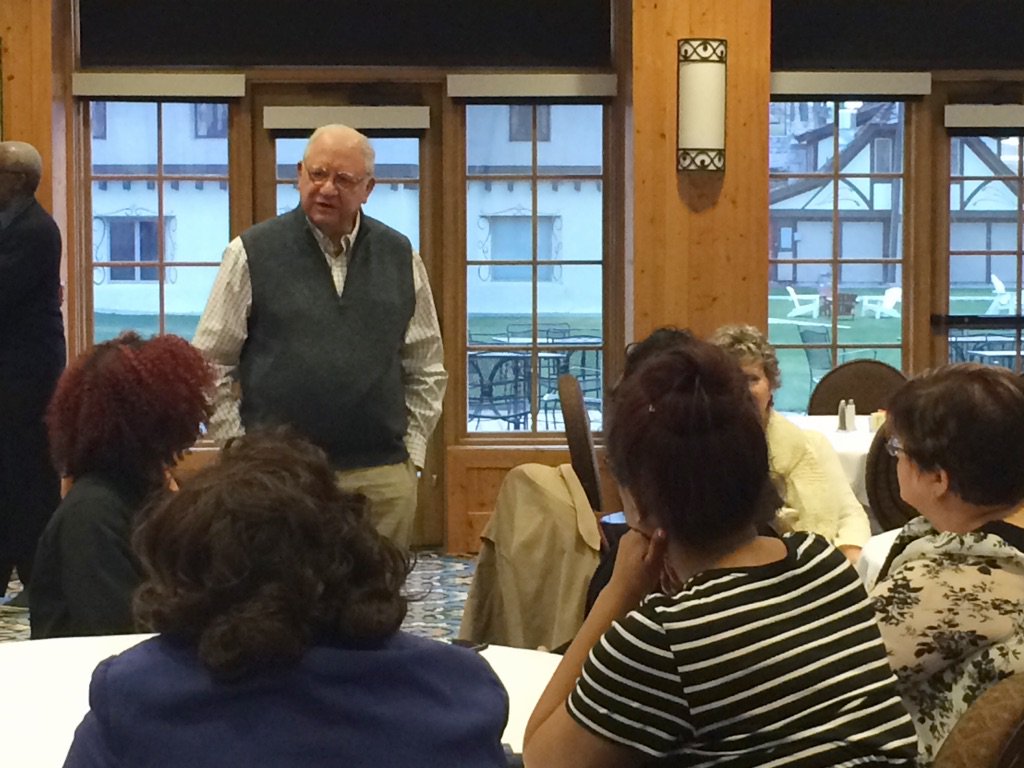 CranbrookHUB's tweet image. HUB advisory board Chairman Michael Hermanoff speaking to @MichiganCAPP about fundraising.