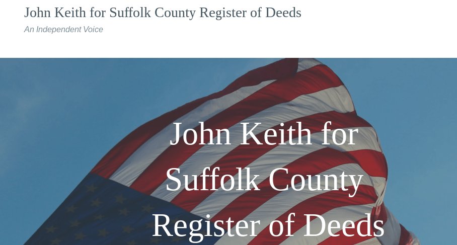 Website is on hiatus; vote for me for Register of Deeds johnakeithrealestate.com/website-is-on-…