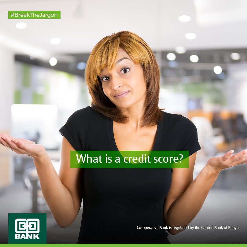 Coopbankenya's tweet image. Good morning!

Let us #BreakTheJargon. What is a credit score? 1/3