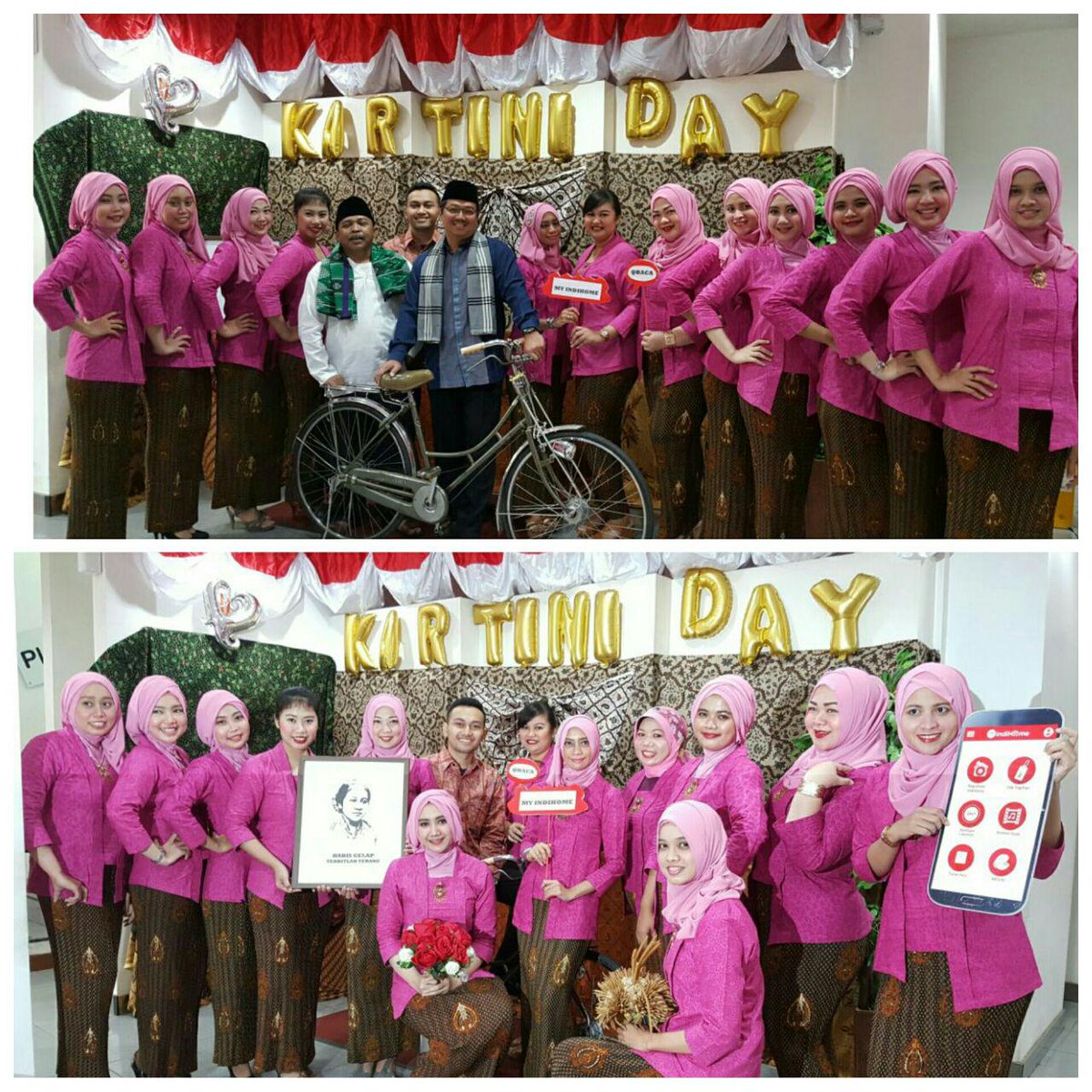 Kartini Era Modern ^^
#LivingTheTelkomWayTreg2
#KARTINIINDIHOME
#PlasaAyani_JABARUT_TRE2