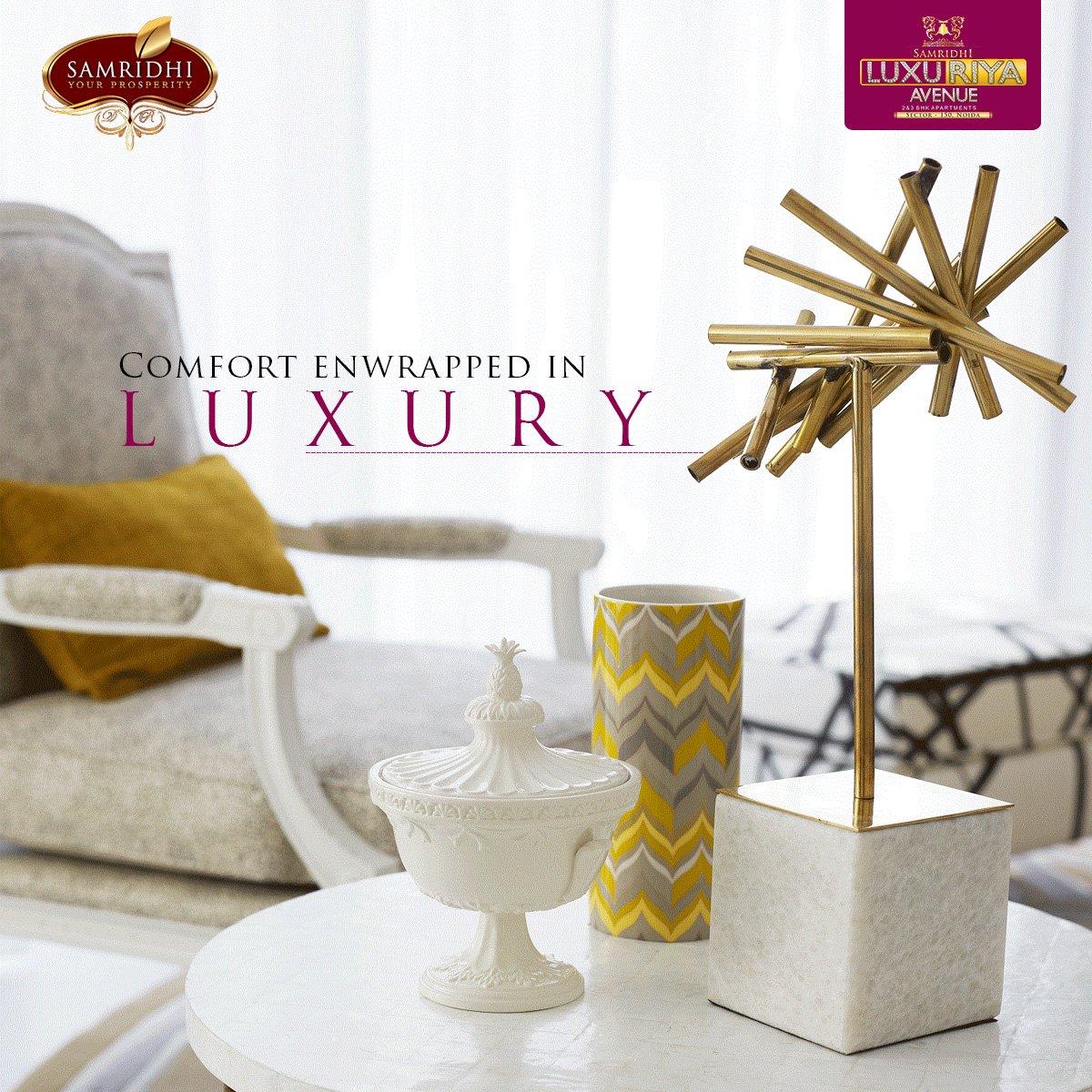 samridhi_realty's tweet photo. Samridhi Luxuriya Avenue offers Comfort enwrapped in Luxury.
https://t.co/o7NaiDqOL8
#SamridhiGroup #RealEstate https://t.co/gQZ2fQYwku