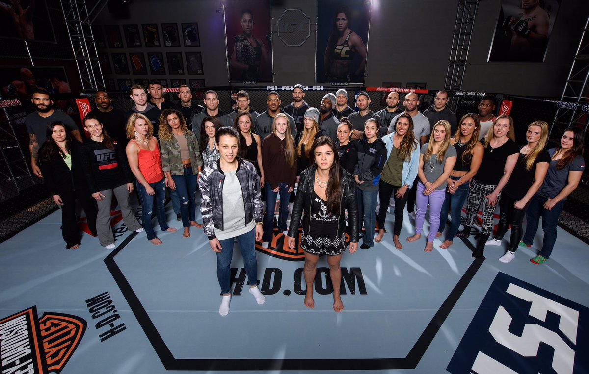 ufc's tweet image. Who will make it into the house?! All 16 fights go down NOW on @FS1!! #TUF23