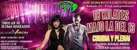 GuillermoM29's tweet photo. Que Fiesta se nos viene
Sábado 23 de Abril
Club Independiente
#18Kilates
#Majo
#TechoLed
#2DJs
Explotaaa!!! https://t.co/bDQkwfcTV0