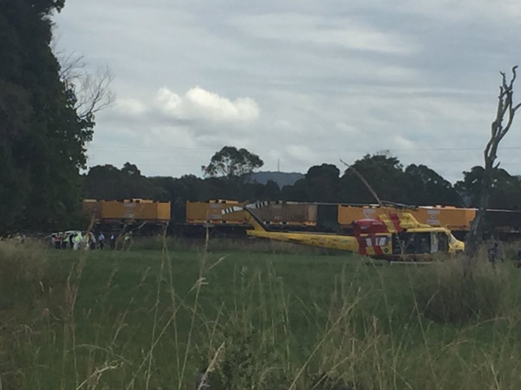 Sally Rafferty Westpac Chopper lands on Coralville Road after car accident involving a ...