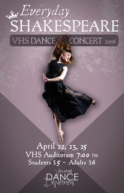 VHSdance's tweet photo. Everyone the time is here!!!!!! Come support your VHS dance company in concert THIS weekend!!! 💗💗 https://t.co/okXKgOvtB0