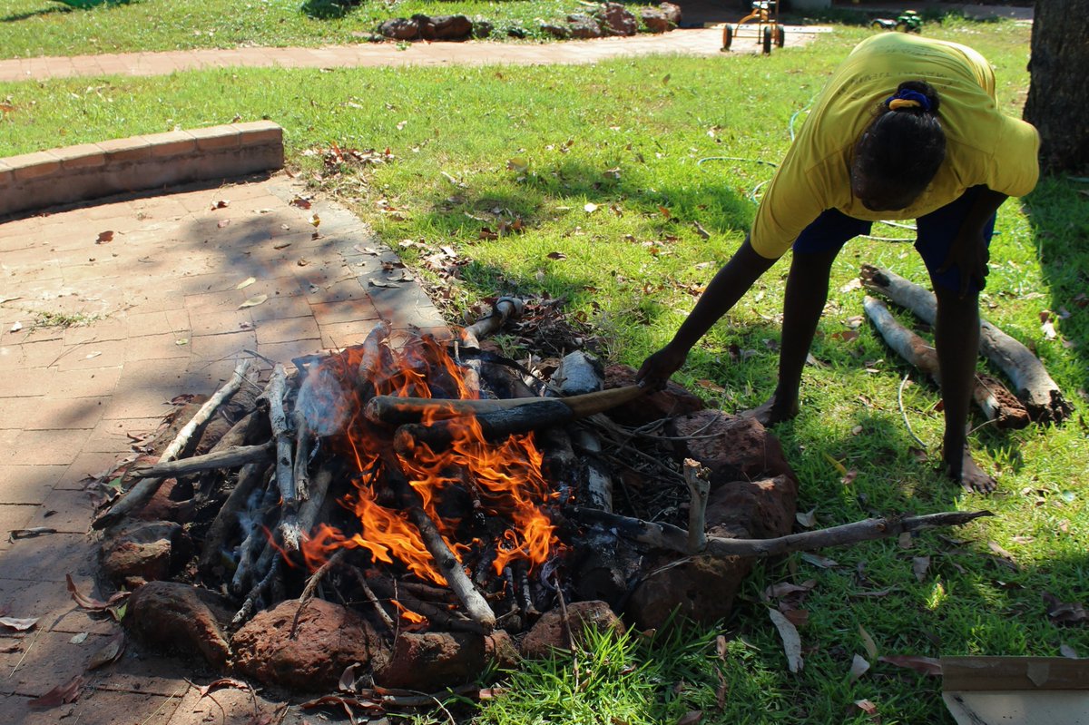 OLSHTCC's tweet image. Today we are #cooking #Kangaroo tail for our Pre-school students! #BushTucker #NT #SaveTheEarthIn4Words #Australia