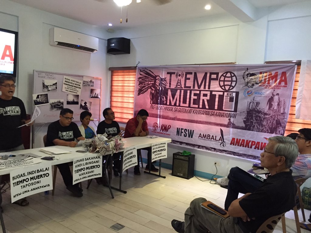 PDIARS's tweet image. ATM #TiempoMuerto Media &amp;amp; Bloggers Forum on drought, hunger &amp;amp;poverty in rural areas #BigasHindiBala @tiempomuertoPH