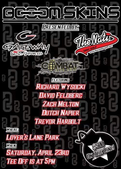TrevorLee26860's tweet photo. This Saturday! Lovers Lane Park, Bowling Green, KY. @DiscraftDG #TeamDiscraft #CombatDiscGolf https://t.co/QEtuDwcCtW