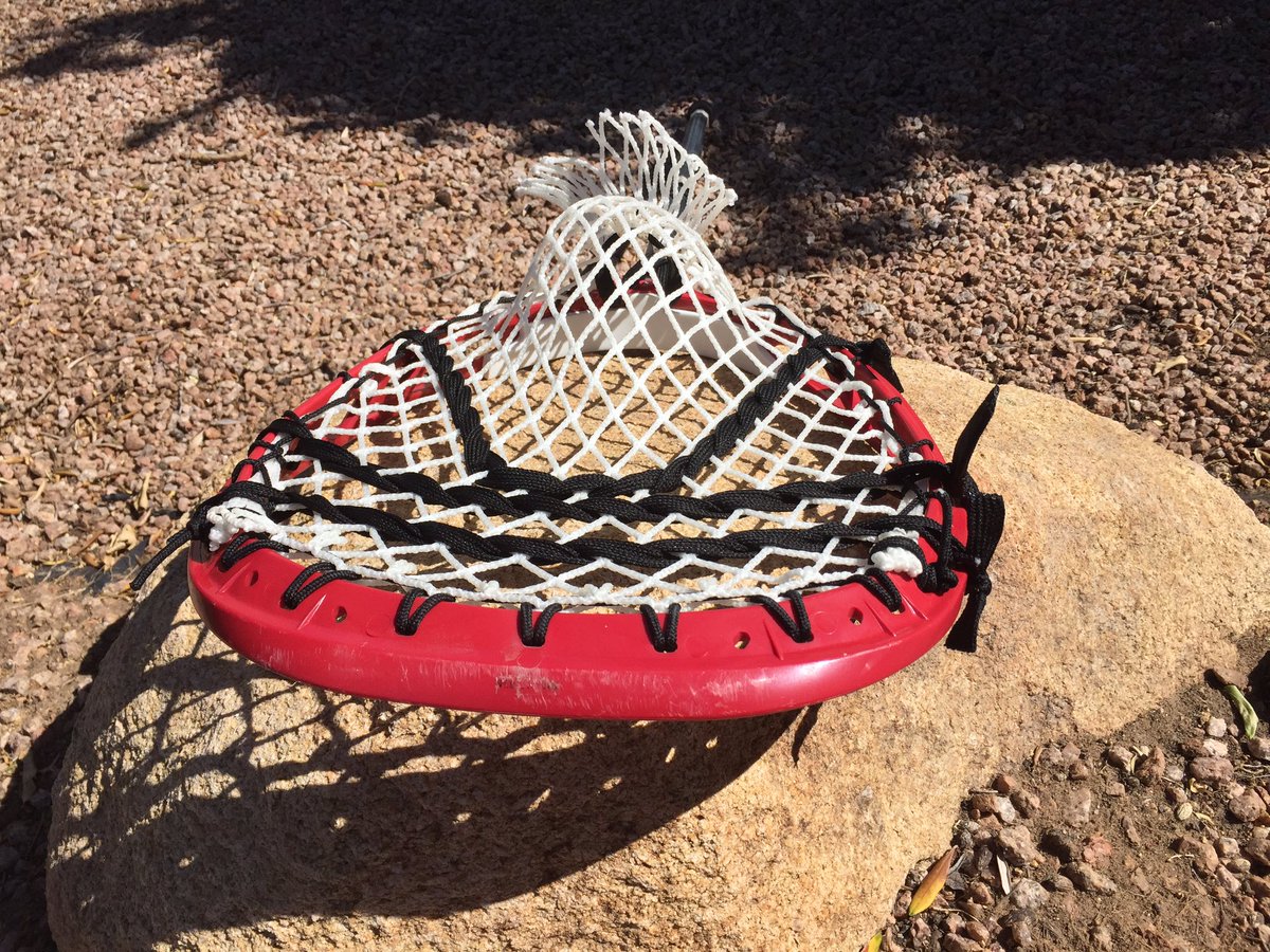 RomeosStringing's tweet image. Just finished stringing my goalie stick for this season! #lacrosse #lax #retweet #stringing #goalie #laxgoalie