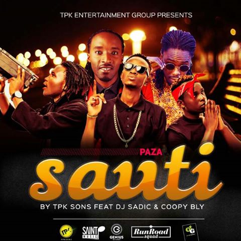 GhettoRadio895's tweet image. #NewMusicAlert #PazaSauti by @TPKsons  ft #CoopyBly and @DJSADIC Ngoma iko haiko? 0711443886