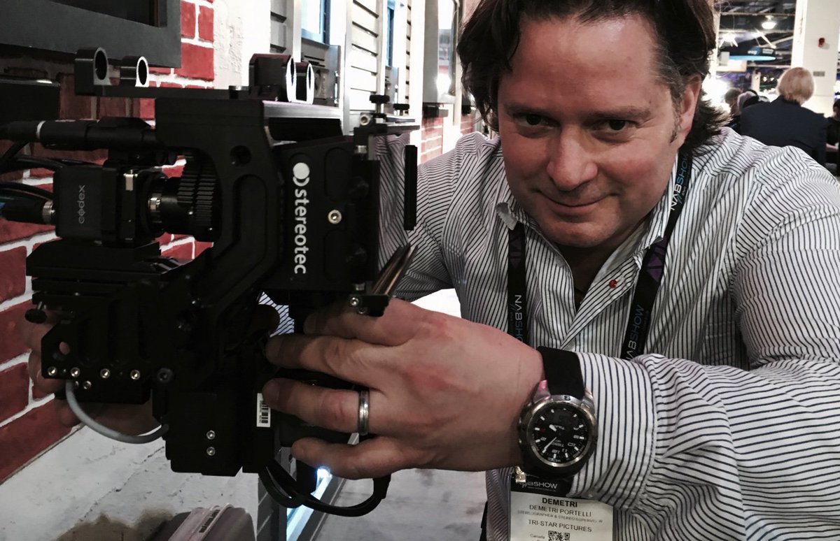demetriportelli's tweet photo. The Stereotec Nano Rig - 3D can be shot in small spaces. I think we should do better snow boarding and sport 3D. https://t.co/9tbS2OOoS4