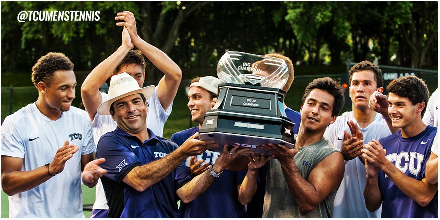 TCUMensTennis's tweet photo. BIG 12 CHAMPIONS!
#GoFrogs #TCUTennis
📰: https://t.co/YDhDXMu99W
📷: https://t.co/mTaEic3mtB https://t.co/bWOcR4HixA
