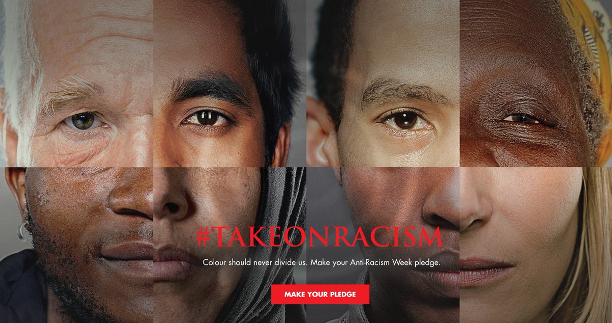 NelsonMandela's tweet photo. #TakeOnRacism wherever &amp; whenever you encounter it, be it at home,the workplace or elsewhere https://t.co/Tb0VUPtMcp https://t.co/XsSEM7Qeqy