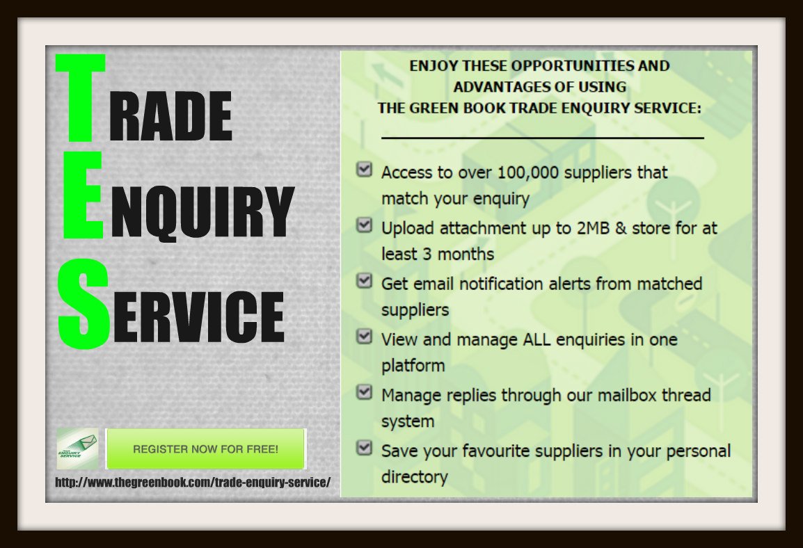 Register today to experience the amazing features of Trade Enquiry Service. Click here --> buff.ly/1T0omlr