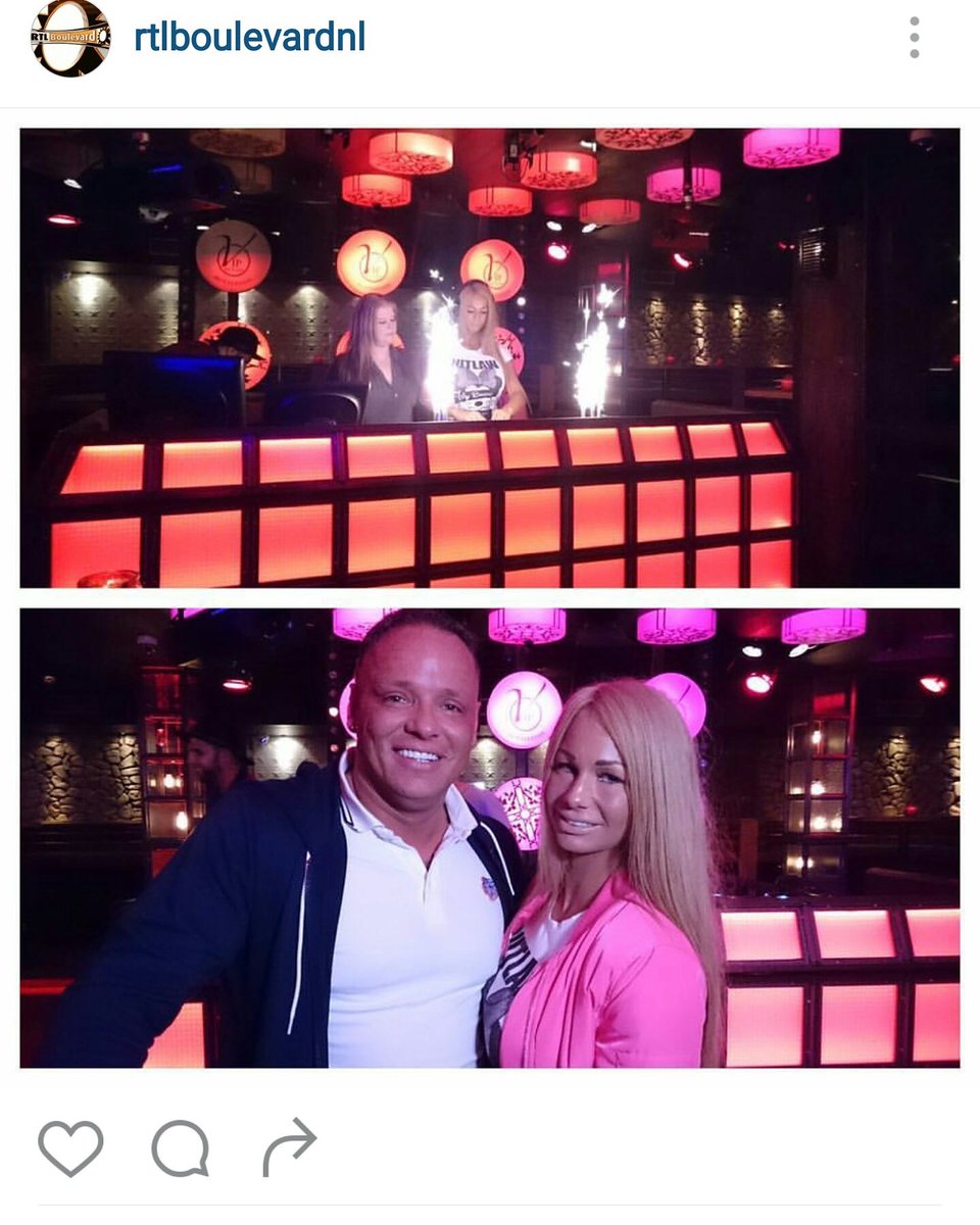 Yesterday spinning with <a href="/samantha/">Samantha</a> at press conference off <a href="/samantha/">Samantha</a>&amp;micheal <a href="/RTLBoulevard/">RTL Boulevard</a>