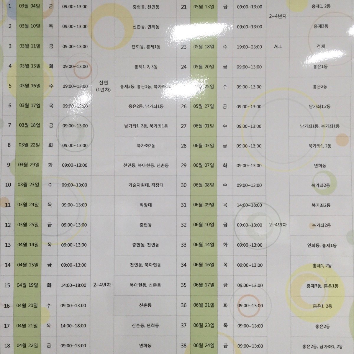 koreafmkyj's tweet image. #민방위교육 교육일정을 참고해 신분증을 반드시 가지고 오세요^^ #국민안전처 #국가재난정보센터 #서대문구청 #주민센터 #동사무소