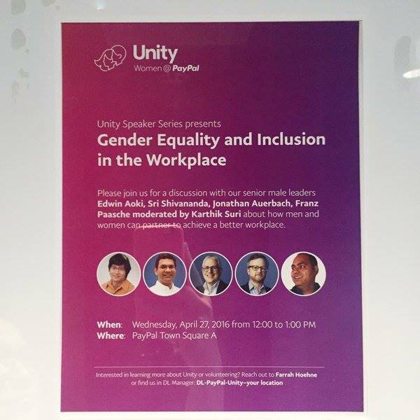 GlobalTechWomen's tweet image. US: @PayPal Take a really close look at the title. Then look at the photos. Do you see anything missing? #brogrammer