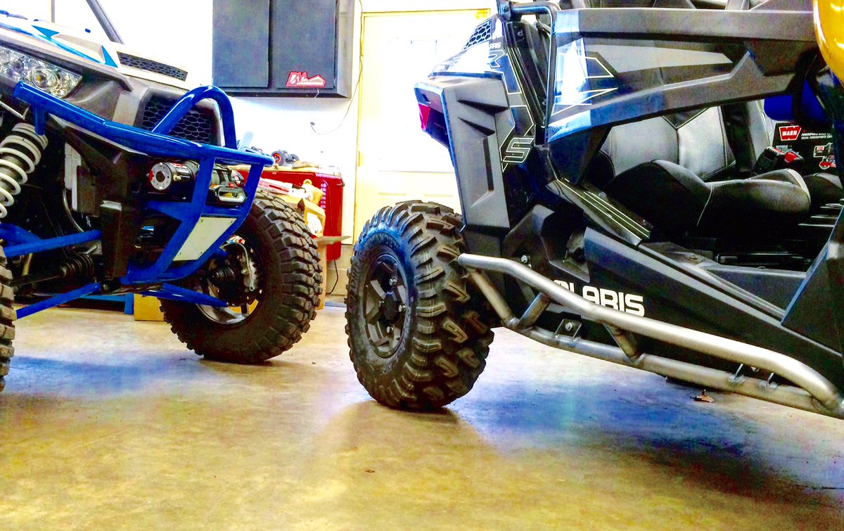 Knocked out 2 new products this week for the Polaris RZR. New winch bumper and rock sliders! Bmfabrications.com