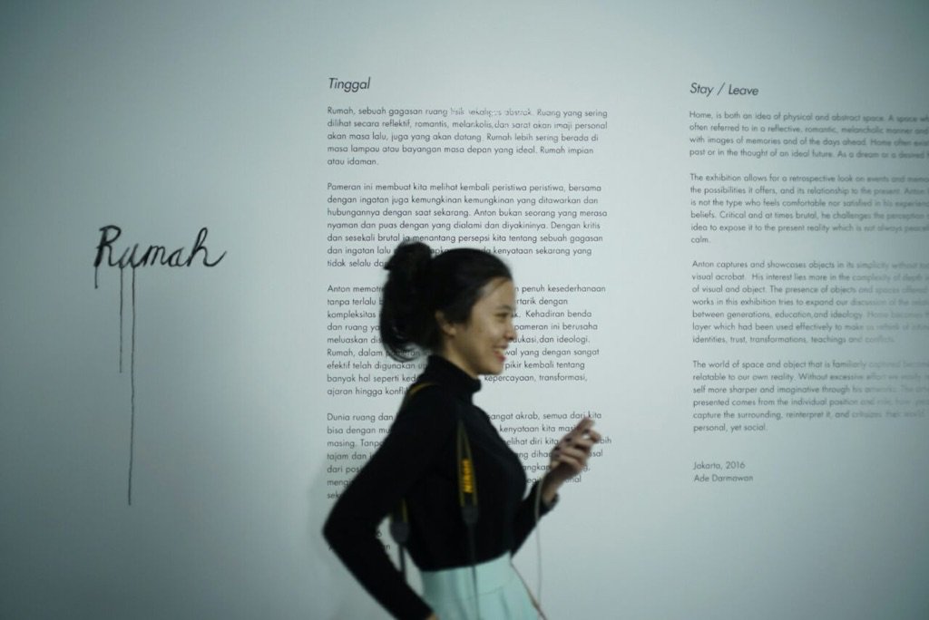 Jangan lupa pulang ya.

RUCI Art Space
11 am - 7 pm
#rumahantonismael