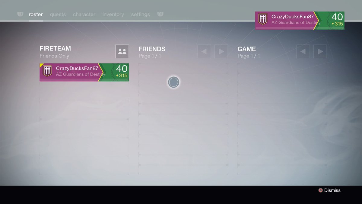 Ducksfan1987's tweet photo. What the heck bungie where are my friends #Fixthis #angerisreal #Wtf #PS4share https://t.co/qFlPXTJEig