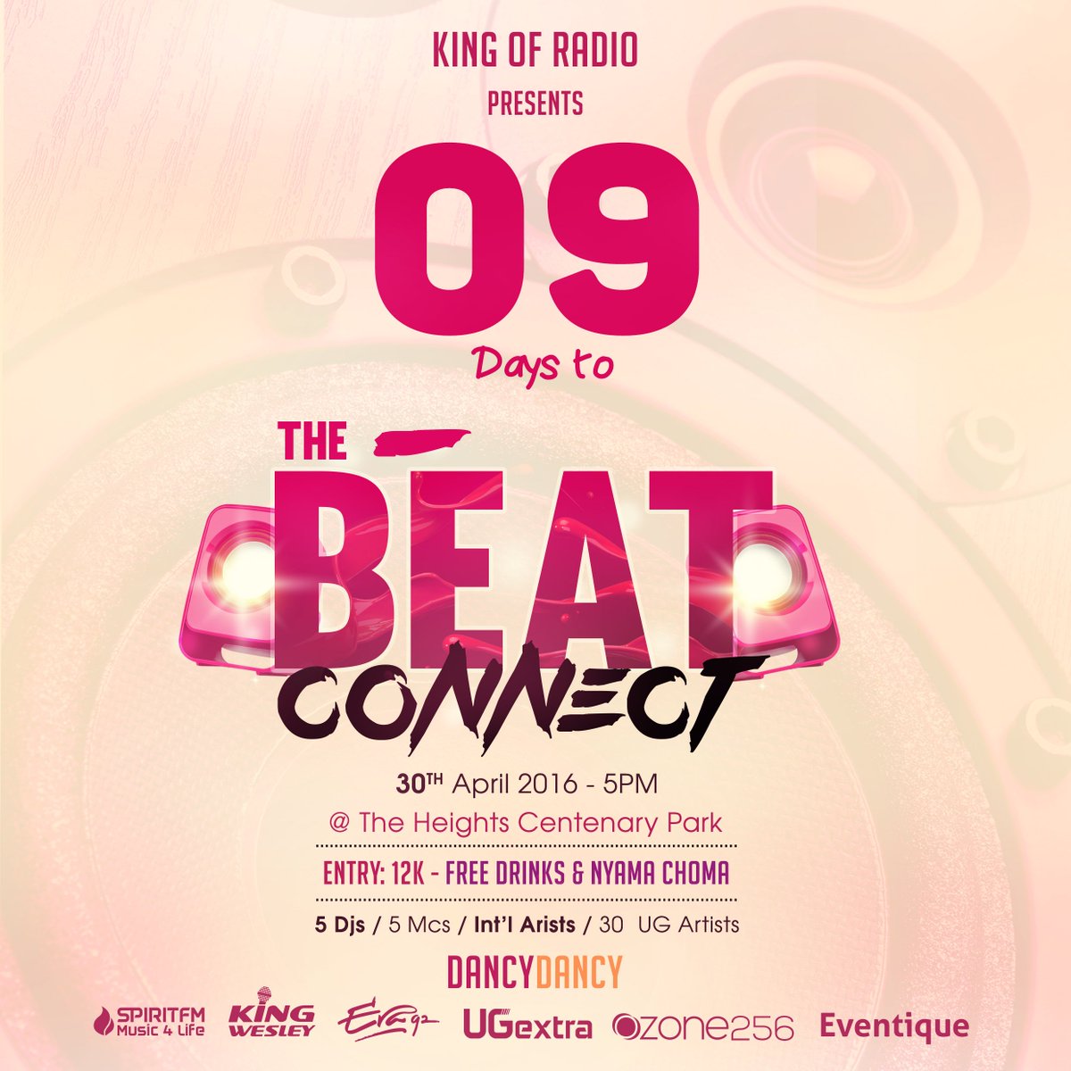 Krys_Ug's tweet photo. #9Days Left to #TheBeatConnect30th
cc @Sandra_Suubi @RaceT146 @benn_Ankunda @saintsilver80 @deejayawar @heart_feltt https://t.co/jFaWsOnWIC