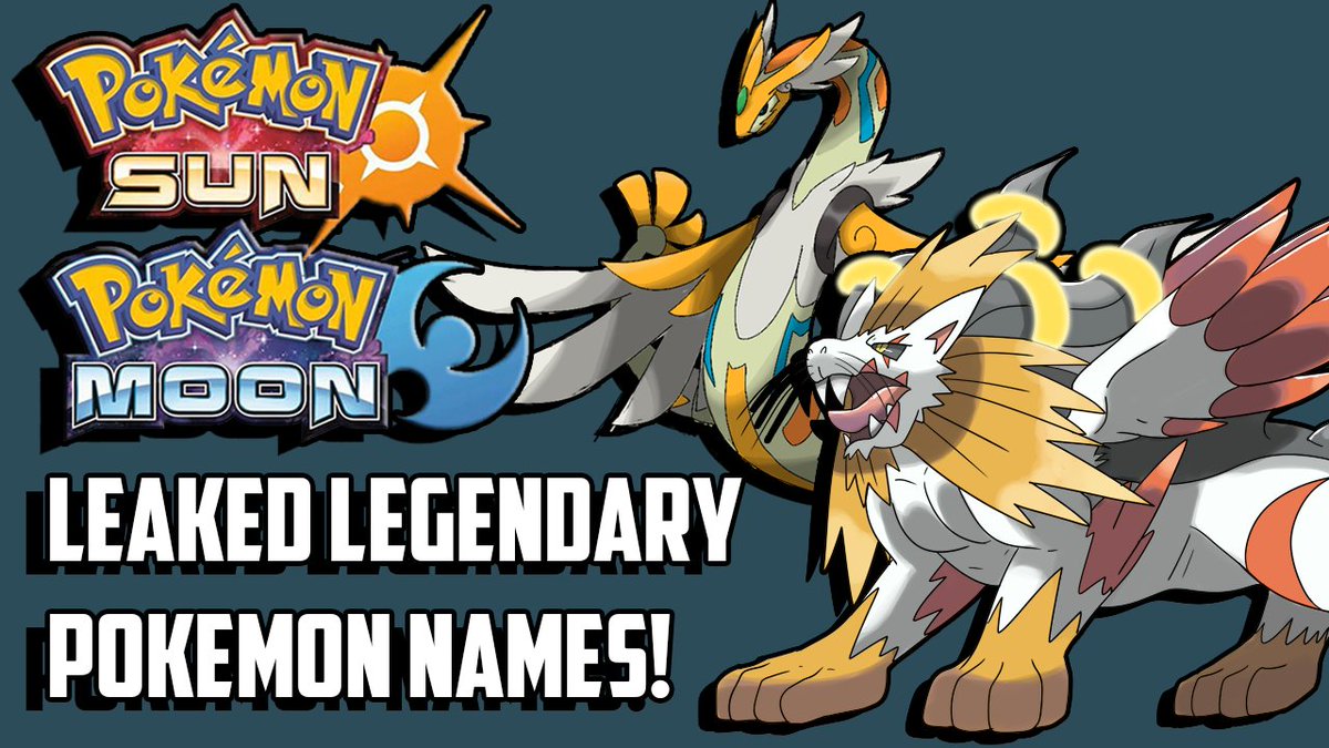 pokemon sun and moon legendaries pokemon sun and moon legendaries