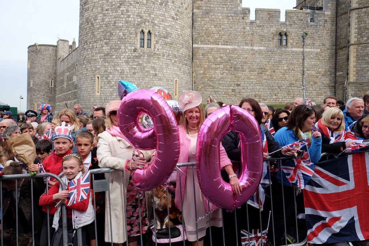 Many happy returns!! The birthday balloon has been retrieved #Queenat90