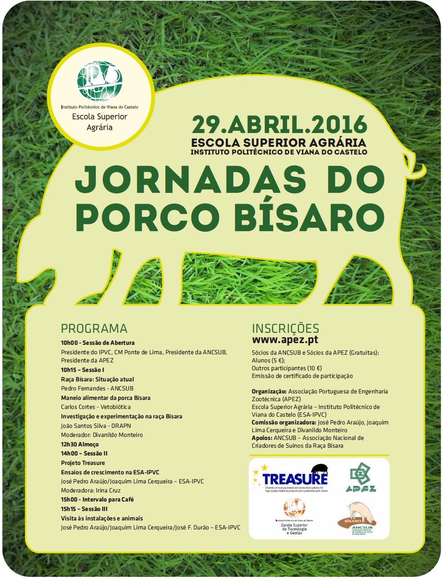 Treasure_H2020's tweet photo. OpenEvent on #Bisaro breed in Portugal.if you want more info please click here https://t.co/Sm1R7v7gAB #Horizon2020 https://t.co/jTWBdSBwsv