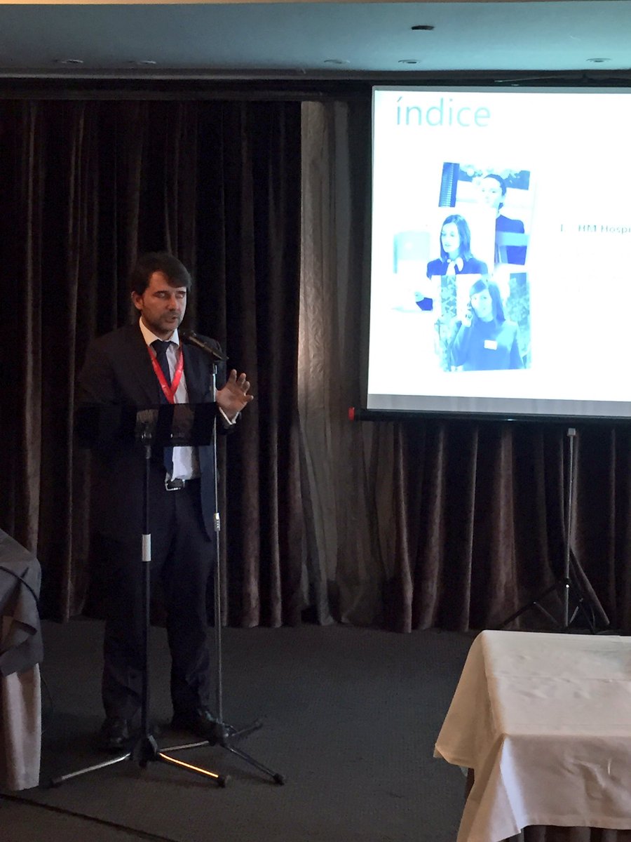 CaryosaHS's tweet photo. Turno Cristóbal Belda director I+D+i @HMHOSPITALES Modelo ejemplar innovación en sanidad privada #Hospitalspec2016 https://t.co/zLCGKf7gpG