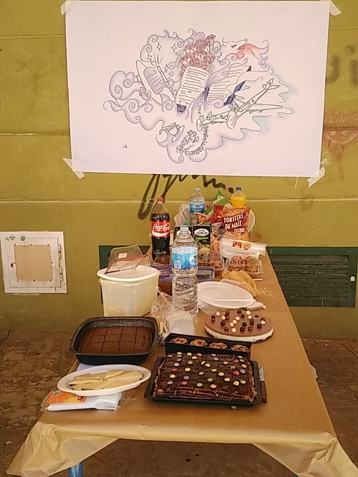 Aquí la mesa de 4°B