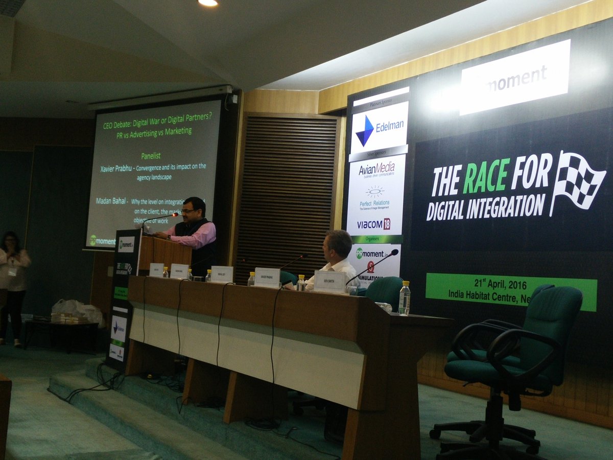TweetsAnup's tweet photo. Kudos to @ShaileshGoyal and team for pulling this #PRintegration event in style with @PRmomentIndia @PaarulC https://t.co/llYd9Z79Je