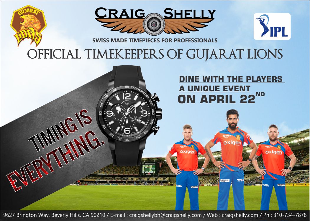 GeniusMarcomm's tweet photo. Did PR for launching international Swiss watch brand CraigShelly in India.
#CraigShelly #SwissWatch #GeniusMarcom https://t.co/txAf7FJdAk