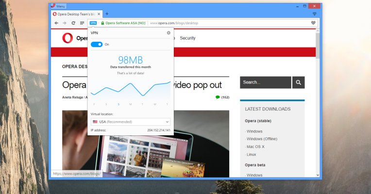 Maxwilliams789's tweet image. Opera brings built-in VPN service to its browser dlvr.it/L6NgQK #TC #operasoftware