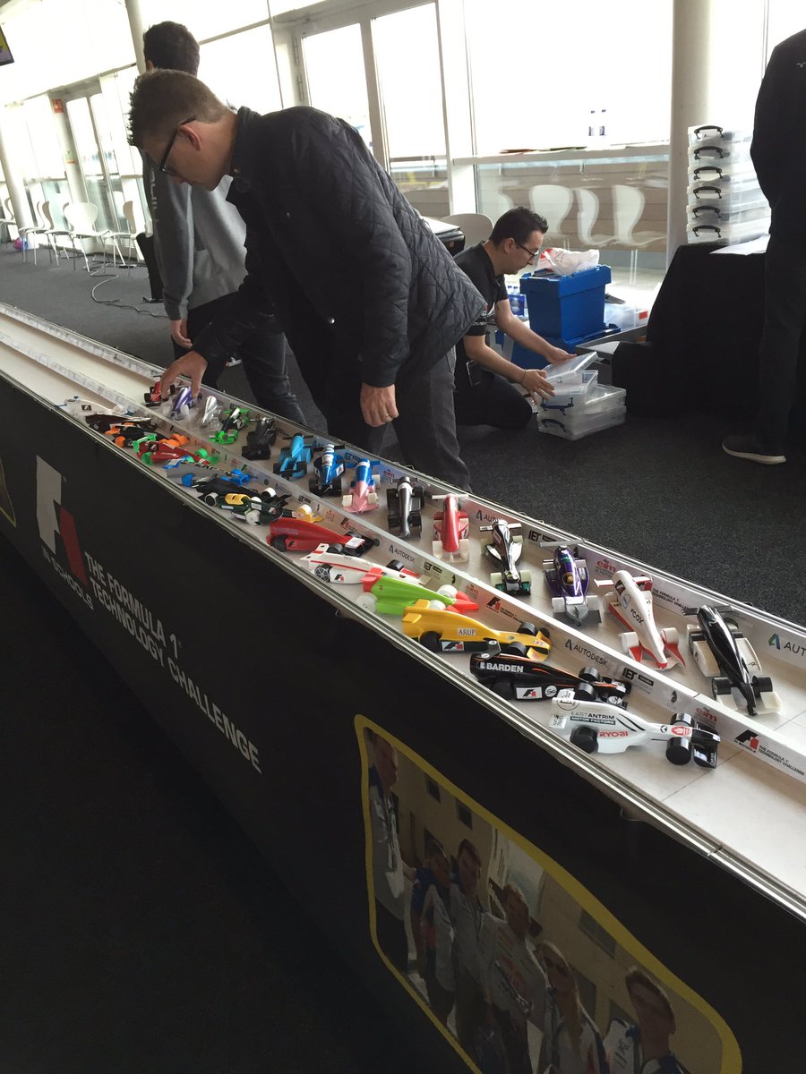 Second day is underway cars laid out!