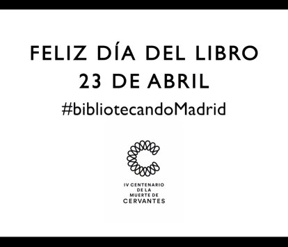 ¡Feliz #DiaDelLibro lectores! #bibliotecandoMadrid
bit.ly/1Nm2If2 <a href="/MADRID/">Ayuntamiento Madrid</a> <a href="/Lineamadrid/">Línea Madrid</a>